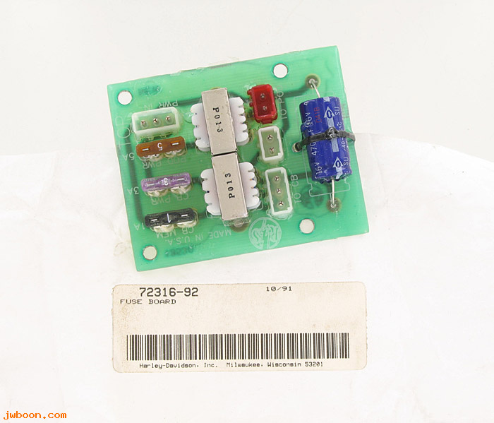   72316-92 (72316-92): Fuse board - NOS