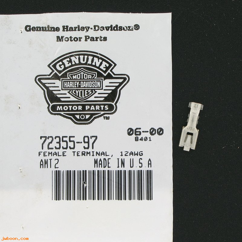   72355-97 (72355-97): Female terminal, 12 gauge - NOS