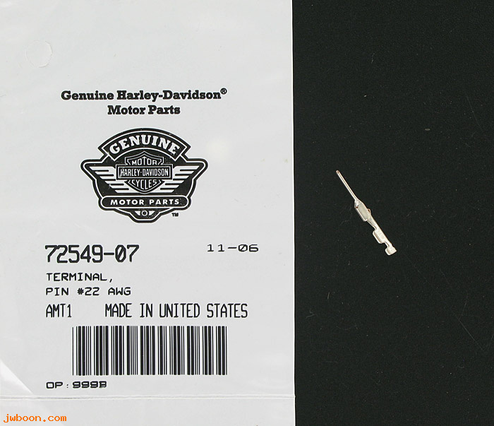   72549-07 (72549-07): Terminal pin, 22 gauge - NOS - XL's