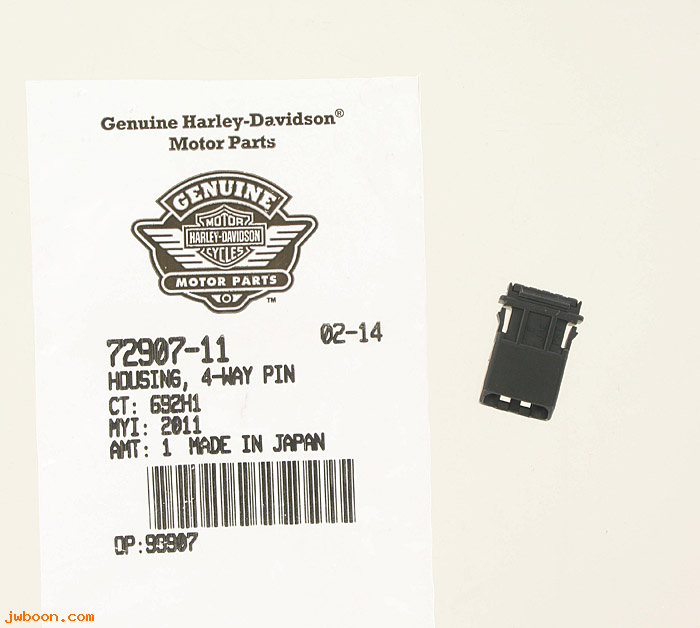   72907-11 (72907-11): Housing, 4-way pin - NOS