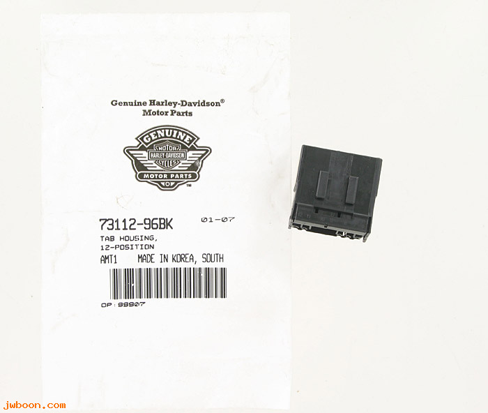   73112-96BK (73112-96BK): Tab housing, 12-position - NOS