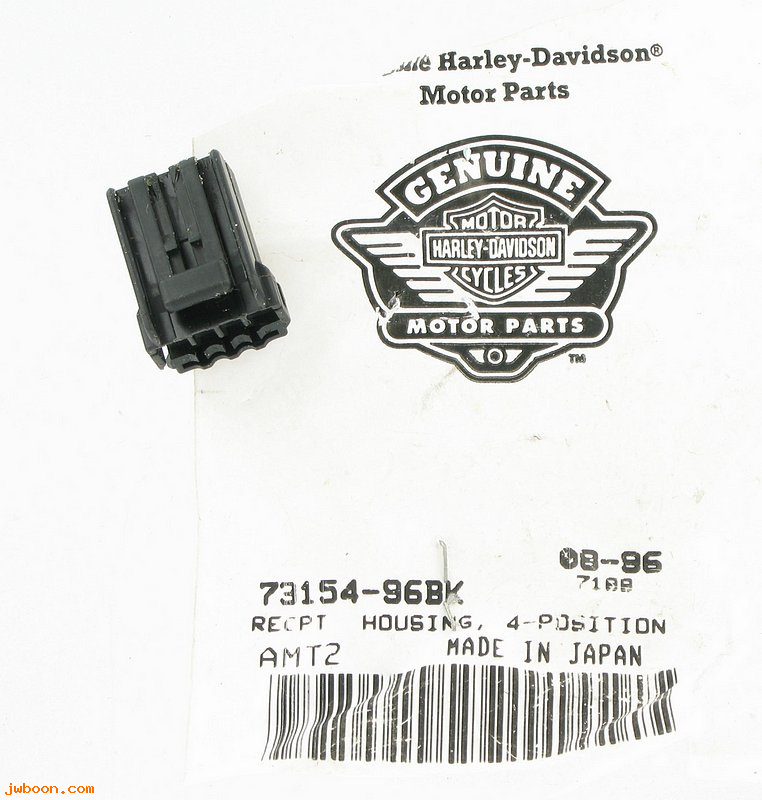   73154-96BK (73154-96BK): Receptacle, housing, 4-position - NOS - VRSCA/R. XL's