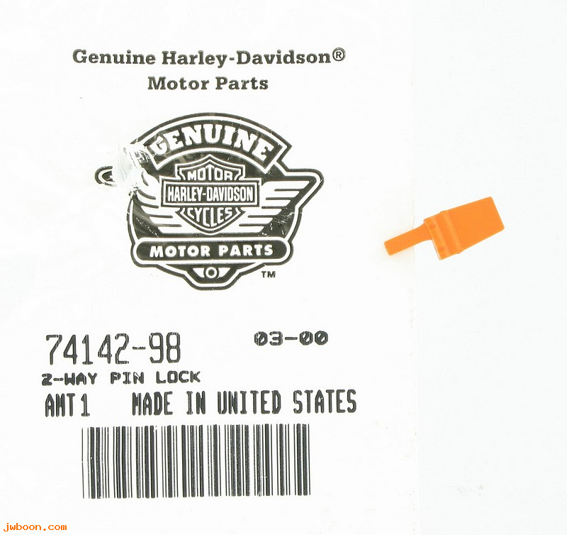   74142-98 (74142-98): Pin lock, 2-way - NOS - Buell