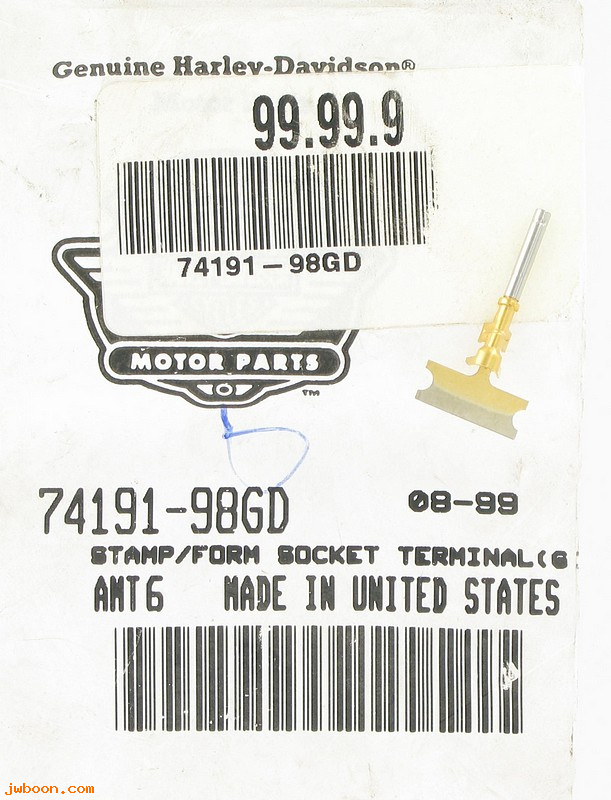   74191-98GD (74191-98GD): Stamp / form Pin terminal - NOS