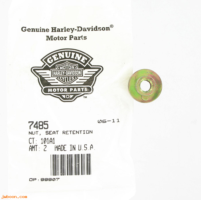       7485 (    7485): Nut, seat retention 5/16"-18 - use with 7484 - NOS