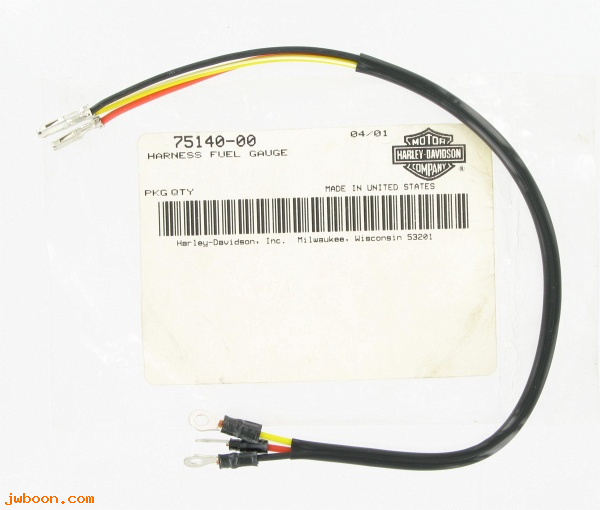   75140-00 (75140-00): Wiring harness, fuel tank - NOS - FXSTD 2000