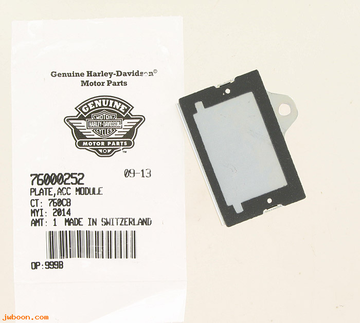   76000252 (76000252): Plate, acc. module - NOS