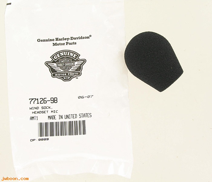   77126-98 (77126-98): Windsock for headset microphone - NOS