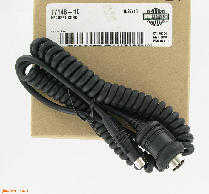   77148-10 (77148-10): Headset cord - NOS