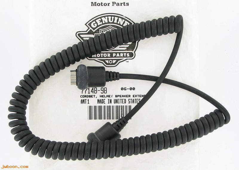   77148-98 (77148-98): Replacement cord for headset - NOS