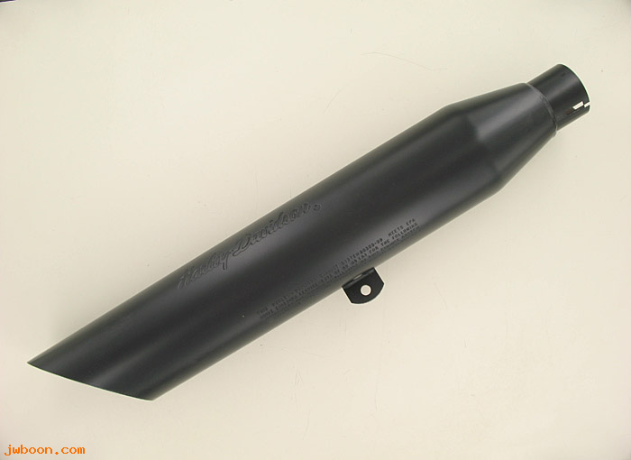   80309-99 (80309-99): Slash down muffler, rear - "Harley-Davidson" - NOS - XL's