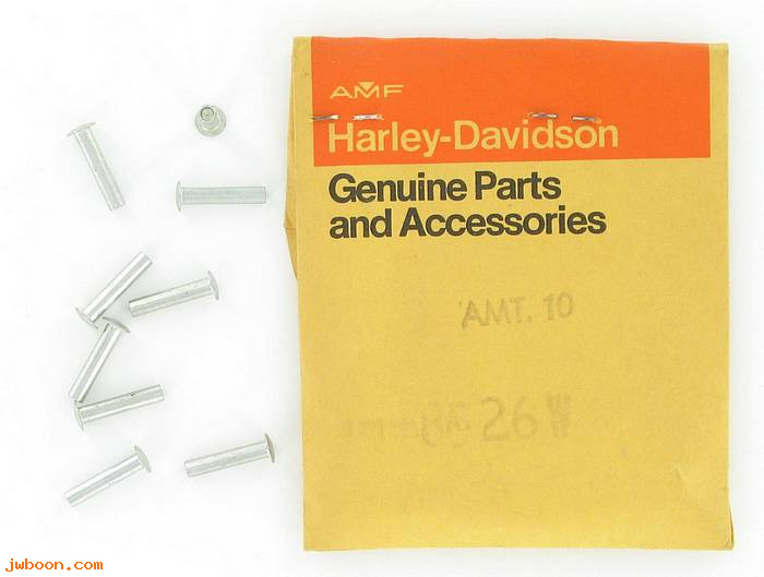       8526W (    8526W): Rivet, 1/8" x 5/8" x 7/32" dia. truss head - NOS