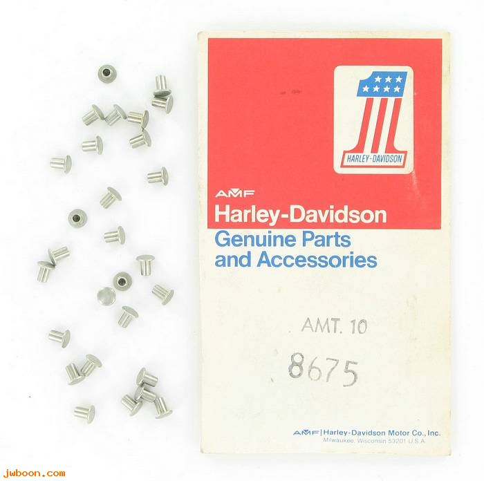       8675 (    8675): Rivet, 1/8" x 3/16" x 7/32" head - NOS