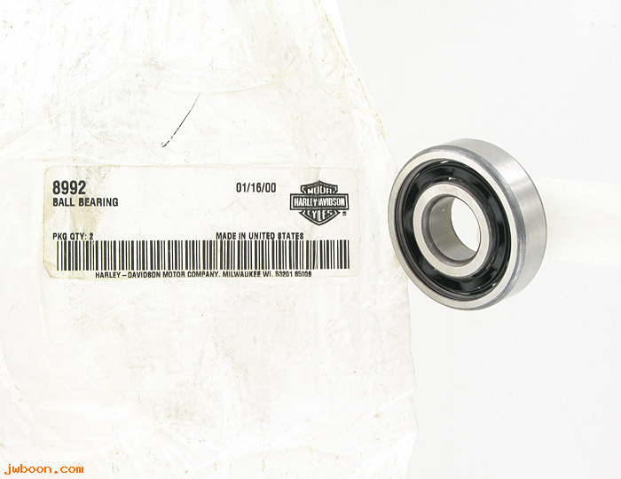       8992 (    8992): Ball bearing, transmission cover - NOS