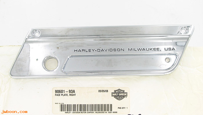   90601-93A (90601-93A): Face plate - right - NOS - Touring