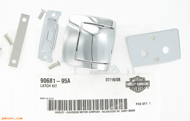   90681-95A (90681-95A): Latch kit - NOS - '95-'06, retrofit '85-'94