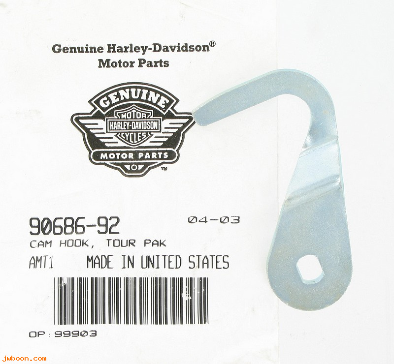   90686-92 (90686-92): Cam hook, Tour-pak - NOS