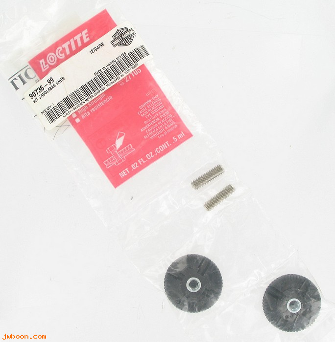   90736-99 (90736-99): Saddlebag knob kit - NOS - FXDS-CON 94-99