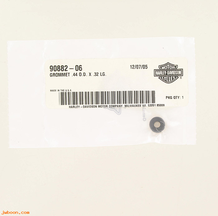   90882-06 (90882-06): Grommet,  .44 O.D. x .32 long - NOS