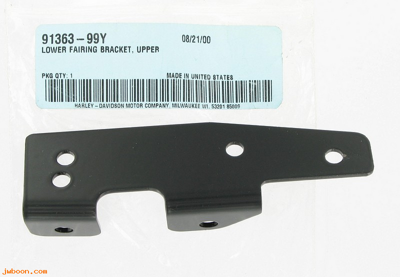   91363-99Y (91363-99Y): Lower fairing bracket - upper - NOS - Buell S3 Thunderbolt 99-02