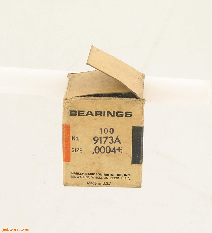       9173A.100box1 (    9173A): Rollers, crank pin, boxed .0004" .1875" x .662" - FL, FLH '41-'72