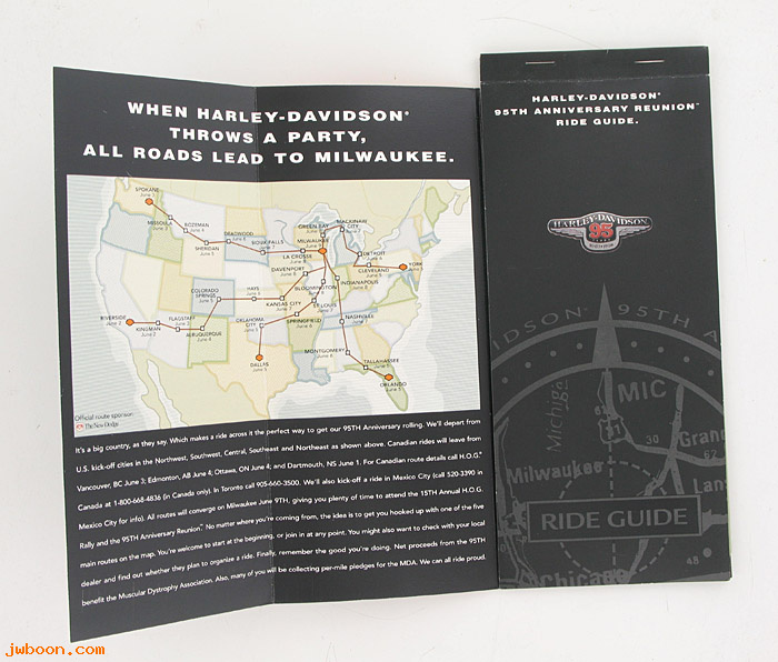   93832 (93832): 95th anniversary ride guide - NOS