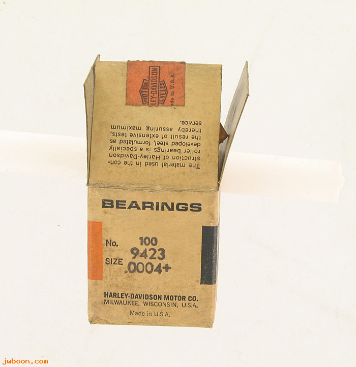       9423.100box2 (    9423): Rollers, gear shaft, boxed .1875 .0004" x .800 - NOS XL,Big Twins