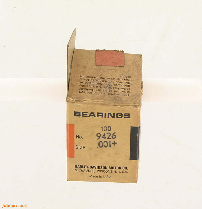       9426.100box1 (    9426): Rollers, gear shaft, boxed .1875 .0010" x .800 - NOS XL,Big Twins