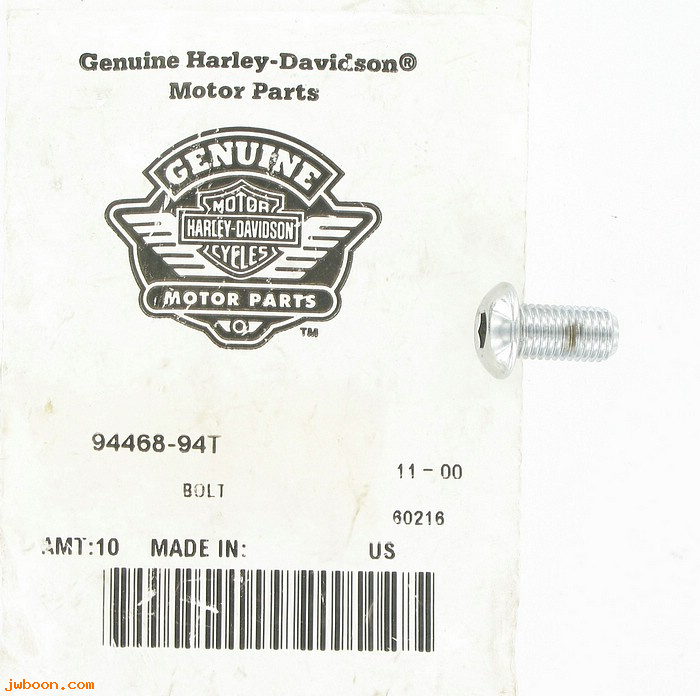   94468-94T (94468-94T): Hex socket button head screw,  5/16"-24 x 5/8" - NOS - grade 8