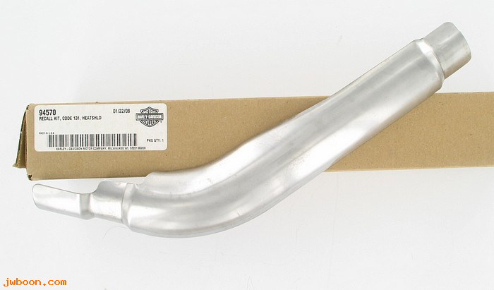   94570 (94570 / 66851-07): Recall kit, code 131,  heat shield, rear - upper - NOS - XL 07-