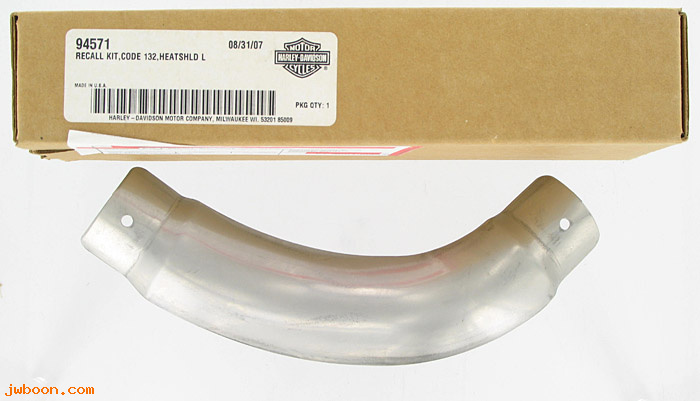   94571 (94571 / 66820-06): Recall kit, code 132, heat shield, rear - lower - NOS - VRSCR