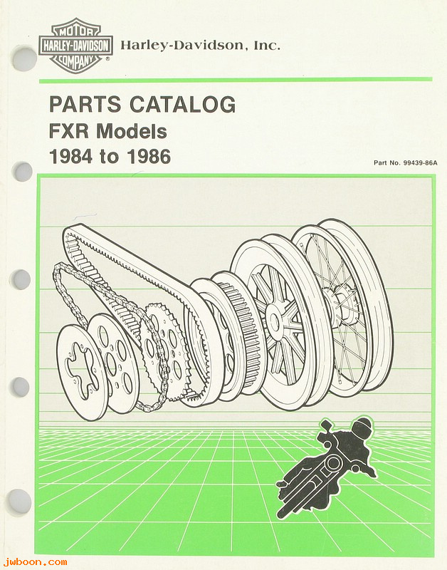   99439-86A (99439-86A): FXR parts catalog '84-'86 - NOS