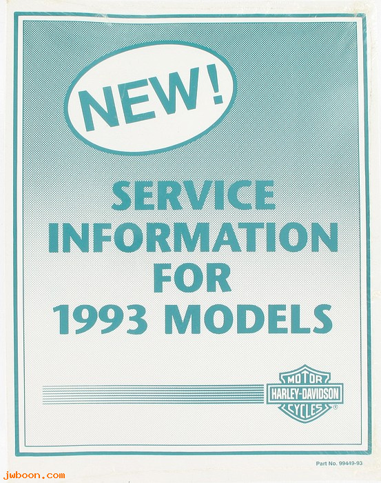   99449-93 (99449-93): 1993 Service procedures & specifications - NOS