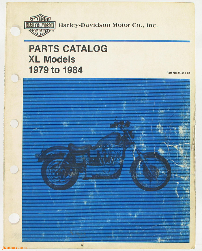   99451-84used (99451-84): Sportster, XL parts catalog '79-'84