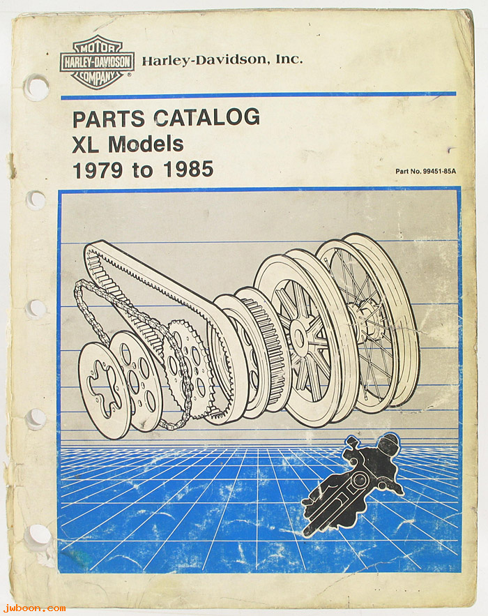   99451-85Aused (99451-85A): Sportster, XL, XR-1000 parts catalog '79-'85