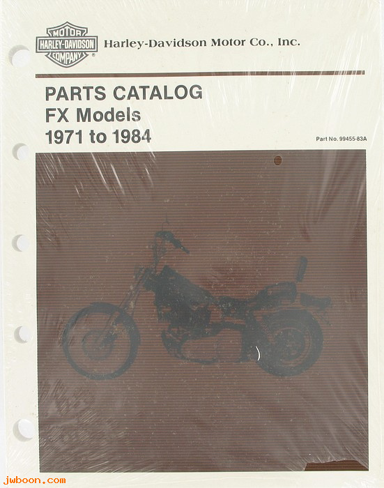   99455-83A (99455-83A): FX parts catalog '71-'84 - NOS