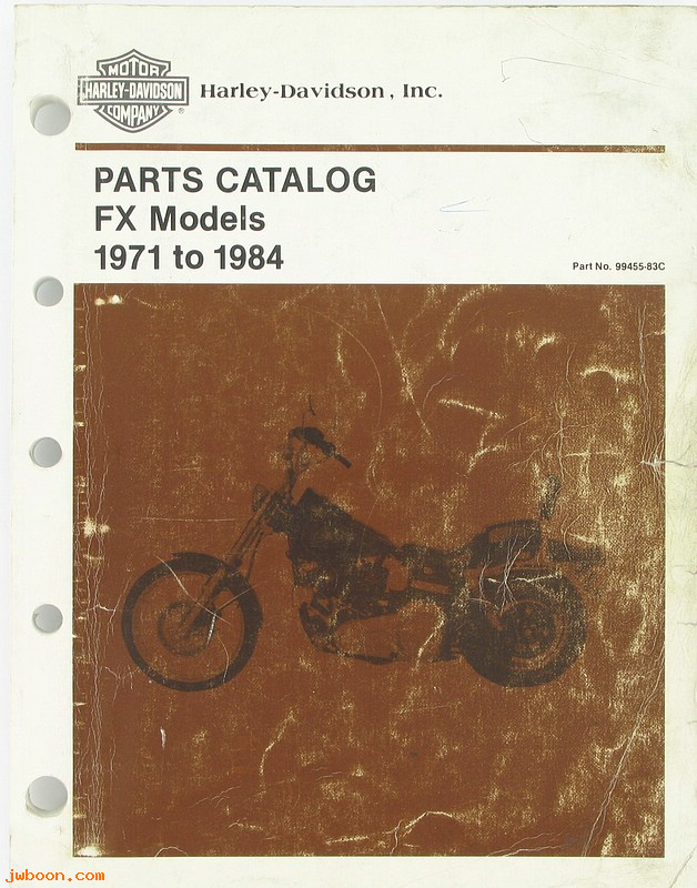   99455-83Cused (99455-83C): FX parts catalog '71-'84