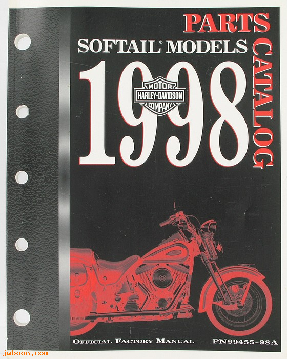   99455-98A (99455-98A): Softails parts catalog 1998 - NOS