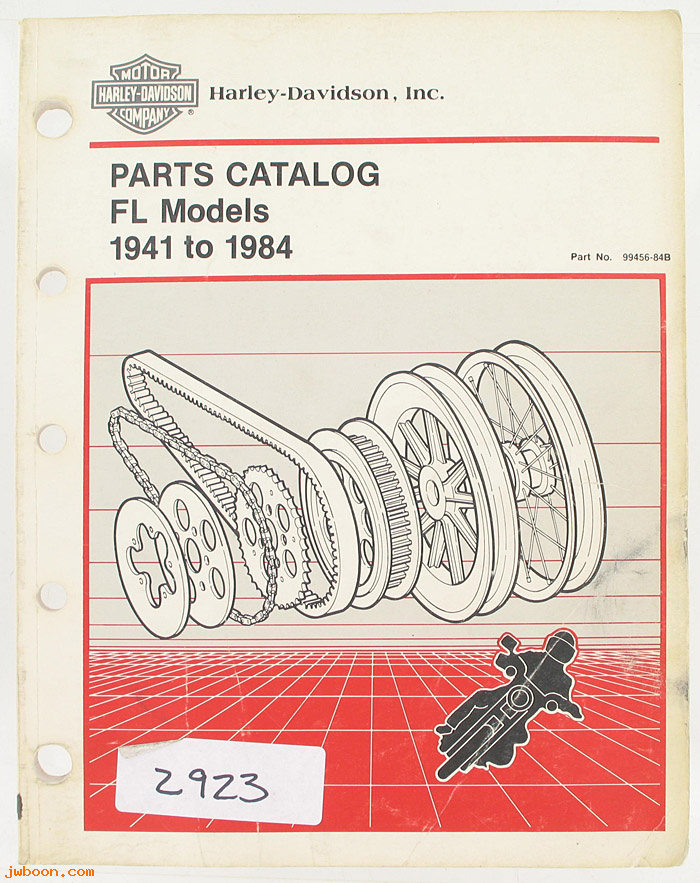   99456-84Bused (99456-84B): Shovelhead, Electra Glide parts catalog '41-'84