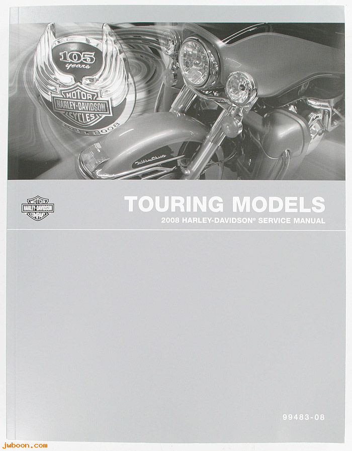   99483-08 (99483-08): Touring models service manual 2008 - NOS