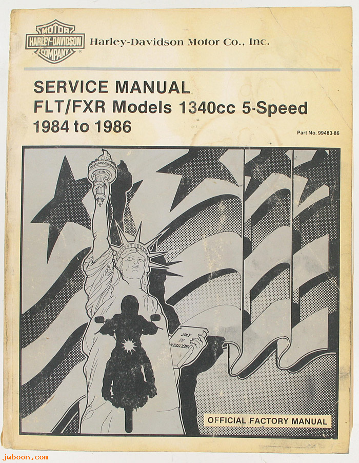   99483-86used (99483-86): FLT, FXR service manual '84-'86