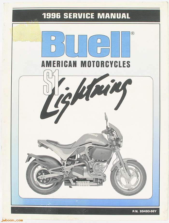   99490-96Y (99490-96Y): Buell S1 Lightning service manual 1996 - NOS