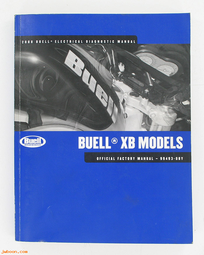   99493-08Yused (99493-08Y): Buell XB electrical diagnostics manual 2008