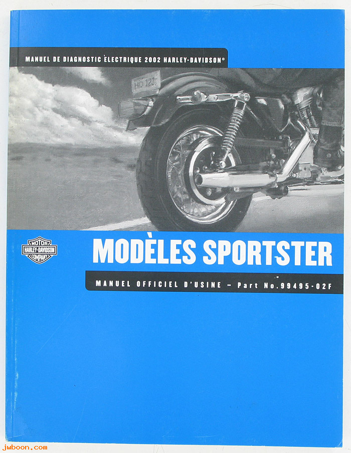   99495-02F (99495-02F): Sportster, electrical diagnostic service manual 2002, french