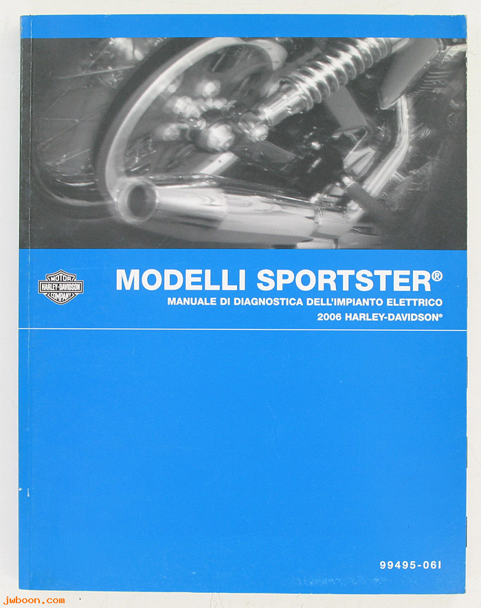   99495-06I (99495-06I): Sportster, electrical diagnostic service manual 2006, italian