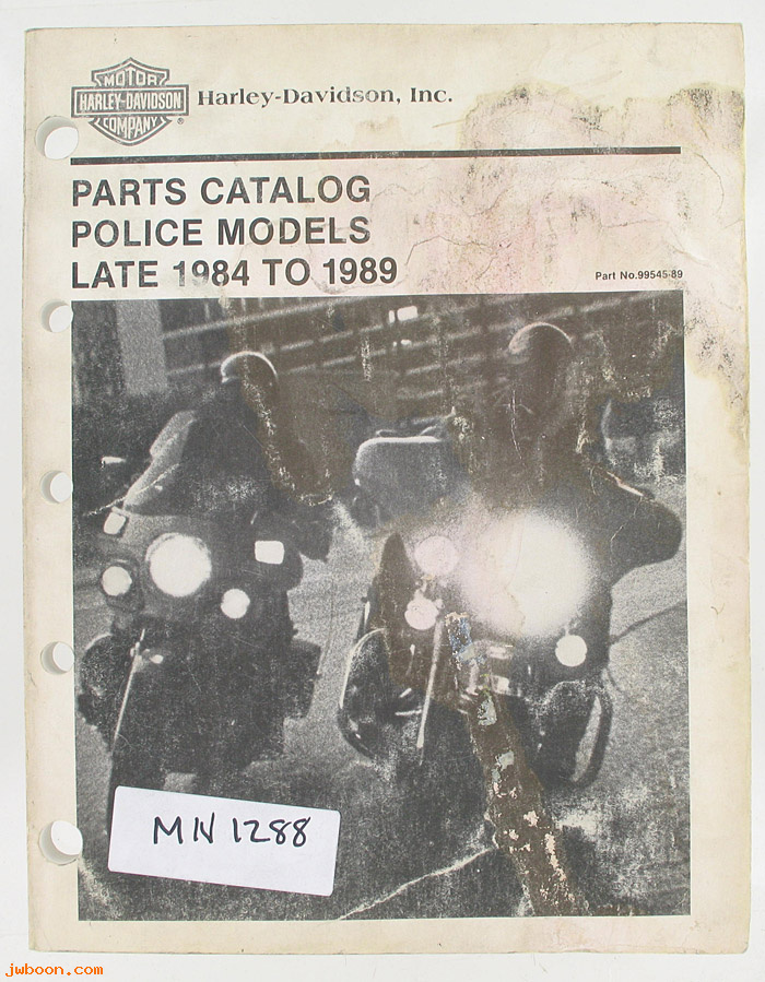   99545-89used (99545-89): FXRP, FLHTP parts catalog late'84-'89