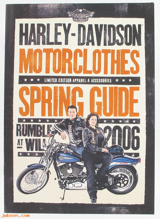   99550-06SB (99550-06SB): Spring motorclothes catalog 2006 - NOS