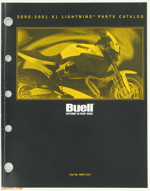   99571-01Y (99571-01Y): Buell Lightning X1  parts catalog '00-'01 - NOS