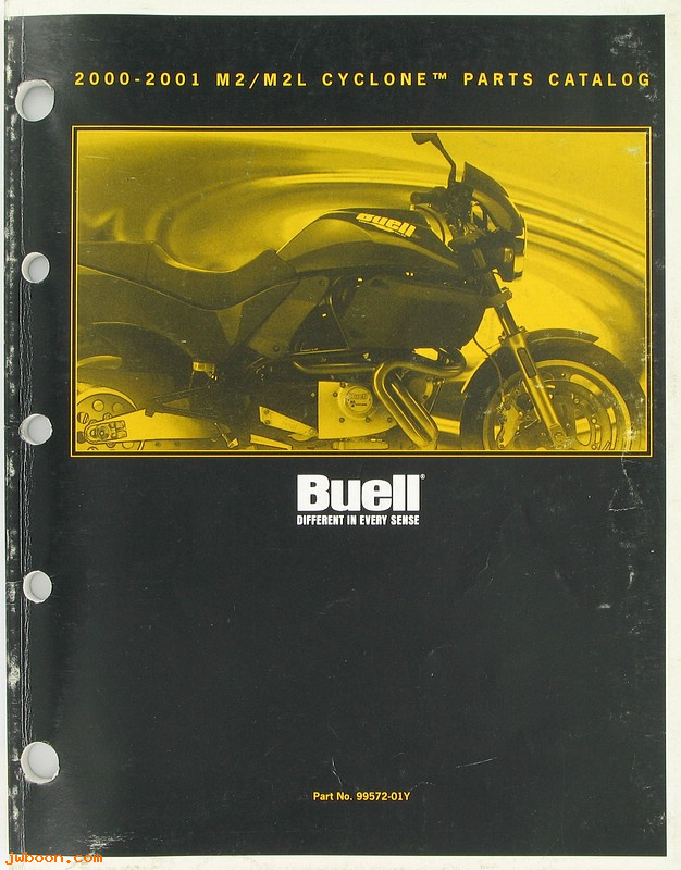   99572-01Y (99572-01Y): Buell Cyclone M2, M2L parts catalog '00-'01 - NOS