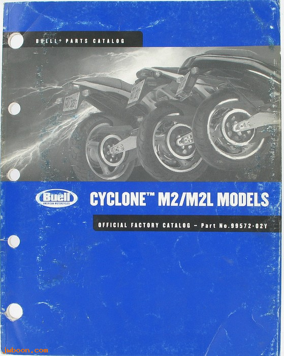   99572-02Yused (99572-02Y): Buell Cyclone M2, M2L parts catalog 2002